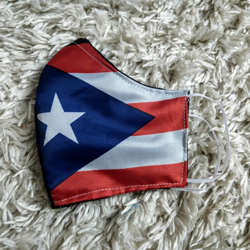 Puerto Rico Flag Mask